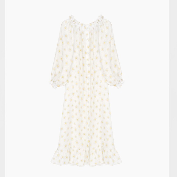 New The Sleeper Loungewear Dress in Daisies one size dress - Picture 1 of 5